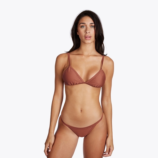 Εικόνα από Triangle Bikini Top Rusty Red