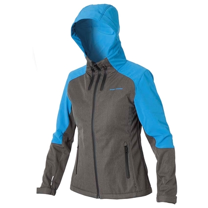 Picture of JACKET LADIES SOFTSHELL REEFER Rock Grey Melee