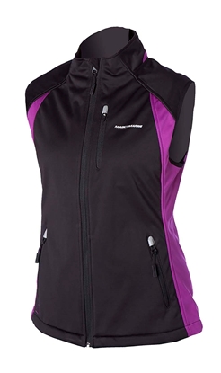 Picture of SOFTSHELL LADIES UPWIND Black/Purple