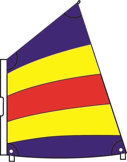 Picture of Optimist Colored Sleeve Pocket Sail Optiparts