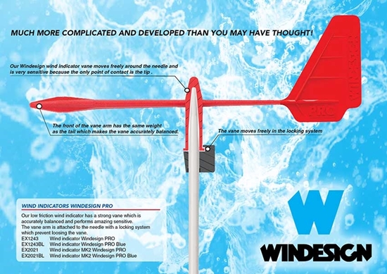 Picture of Pro Wind Indicator Mk2 Red Windesign Sailing