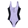 Εικόνα από The Wild Zipped Swimsuit Pastel Lilac