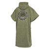 Picture of Poncho Velour Artwork Olive Green