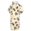 Picture of Poncho Velour AOP Pastel Yellow