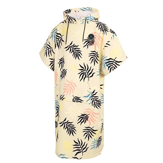 Picture of Poncho Velour AOP Pastel Yellow
