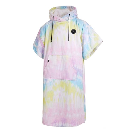 Picture of Poncho Velour AOP Rainbow