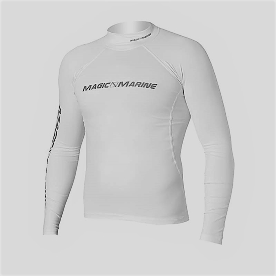 Picture of Lycra Cube Long Sleeve White & Black