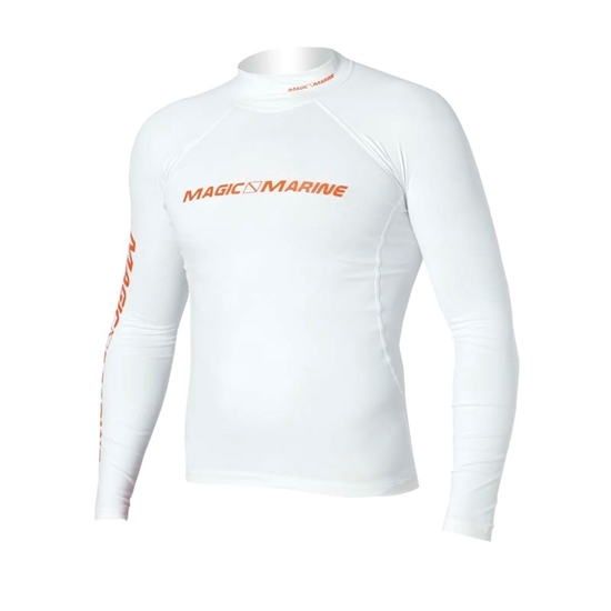 Εικόνα από Lycra Cube Μακρυμάνικη White & Orange