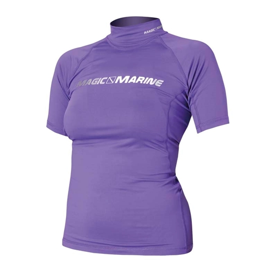 Picture of Lycra Wms Cube Short Sleeve Purple