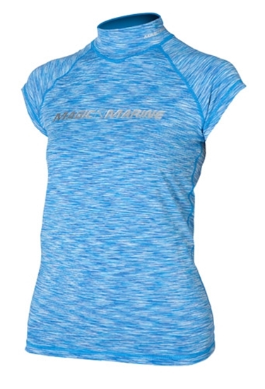 Picture of Lycra Wms Cube Short Sleeve Flash Blue
