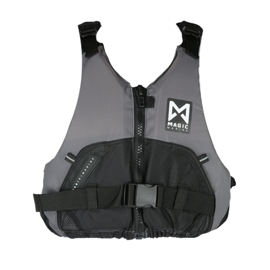 Picture of Wave Zip Vest Dark Grey