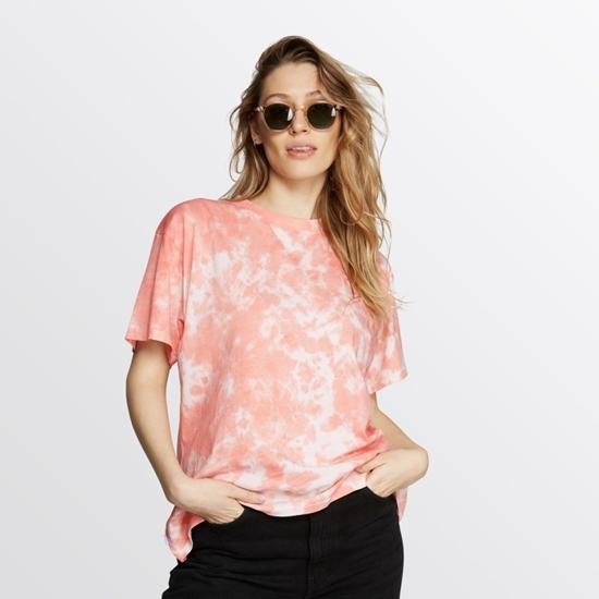 Picture of Tie Dye Wms Tshirt Soft Coral