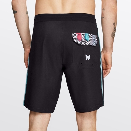 Picture of Boardshort The Butterfly Black