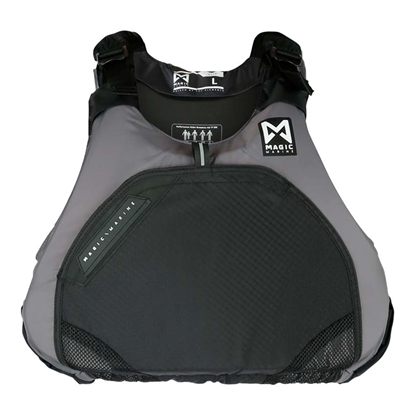 Picture of Wave Vest Free Zip Dark Grey