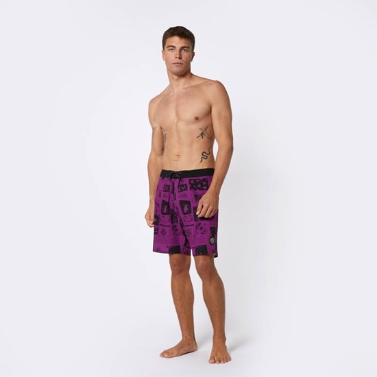 Picture of Ripple Boardshort Sunset Purple