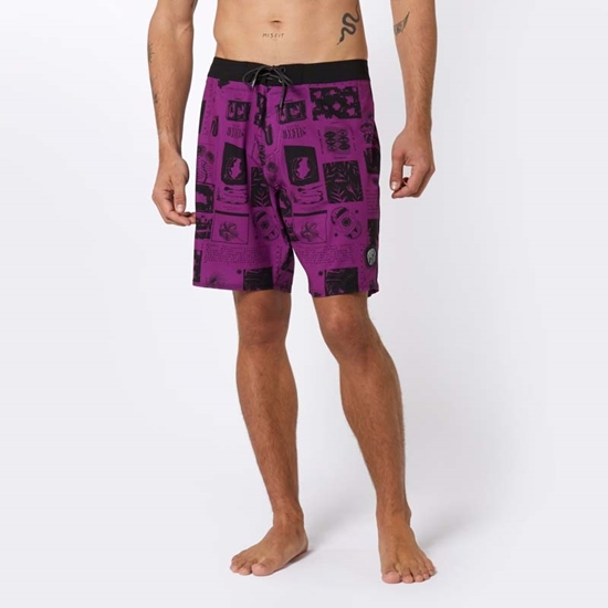 Picture of Ripple Boardshort Sunset Purple