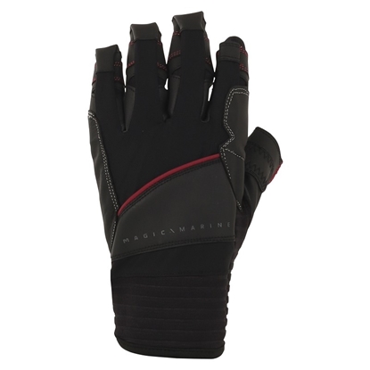 Picture of Full Finger Racing Gloves Black