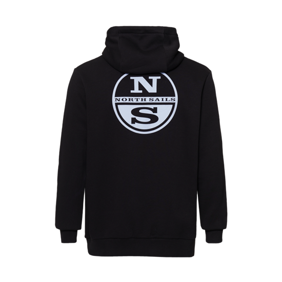 Picture of Brand Hood Sweat Black