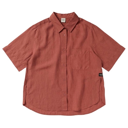 Picture of Shirt Lad Linen Dusty Pink