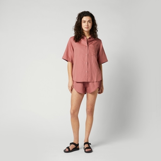 Εικόνα από Shorts Lad Linen Dusty Pink