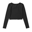 Εικόνα από Rashvest Wms Crop Sunn Black